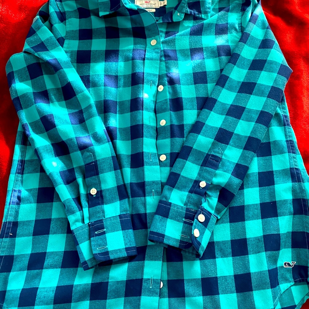 Vineyard Vines plaid shirt